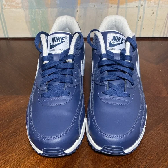Nike ID Air Max 90 Custom 'SHIRL' Navy Blue White 931896-991